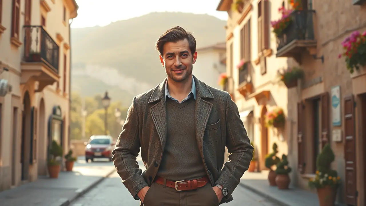 Andorra la Vella: Descubre las Sehenswürdigkeiten Andorranas 6 Un hombre andorrano se muestra sereno en la plaza