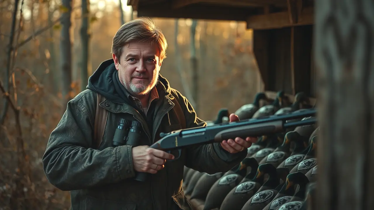 Un cazador español realista captura la naturaleza