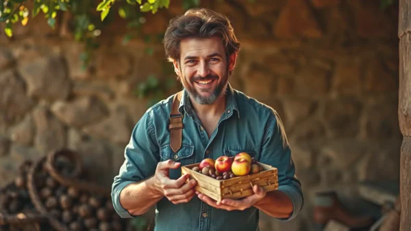 Atrayente para Jabali Casero: ¡Guía Fácil y Económica! 1 Un hombre español sonriente captura la esencia rural