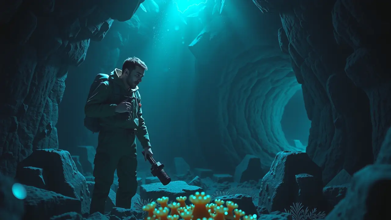 Un científico observa maravilla el océano profundo