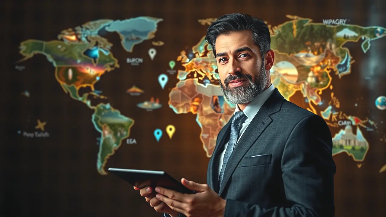 Un hombre español confía en la innovación global