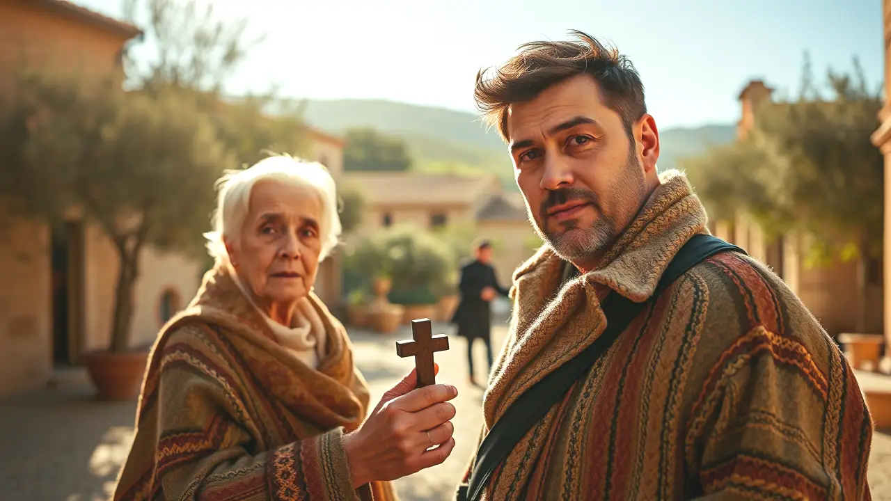 Un hombre y una mujer en España