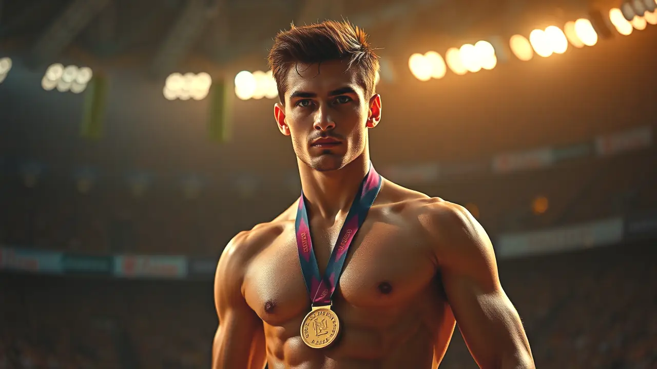 Un atleta español victorioso brilla en la arena