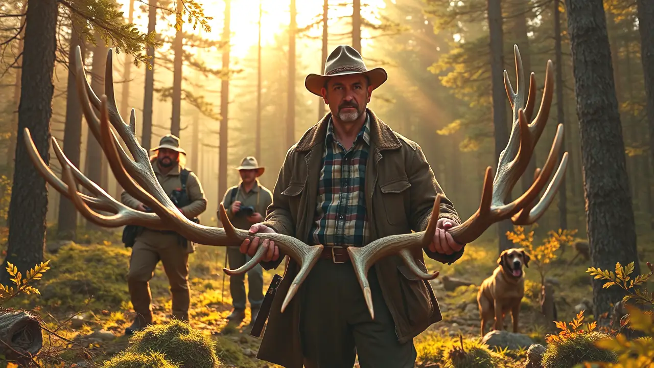 Un cazador español triunfa en el bosque