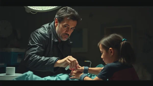 Un fotógrafo captura una escena médica urgente