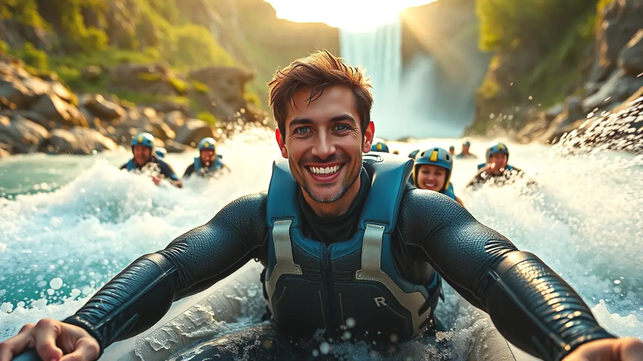 Un fotógrafo captura la emoción del río