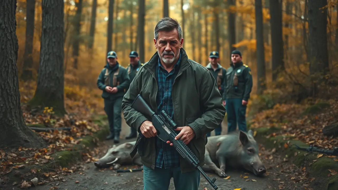Un hombre captura la ilegalidad en el bosque