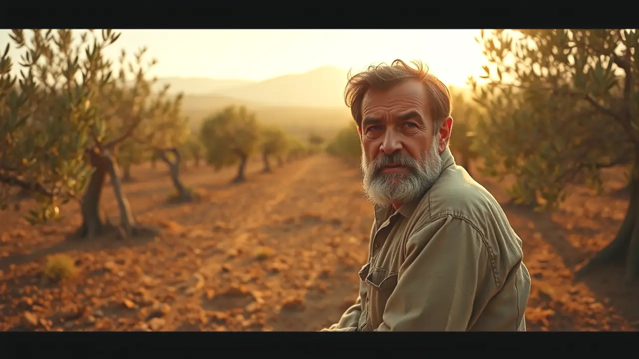Un anciano agricultor transmite resiliencia en la tierra árida