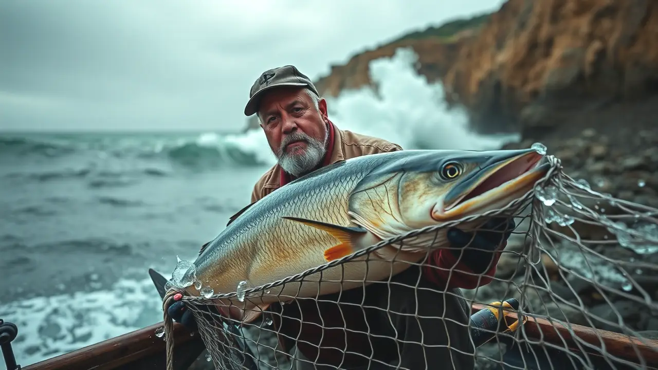 Cameselle captura la lucha épica en el mar