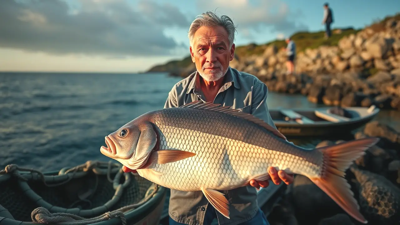 Cameselle captura la grandeza de un pescador gallego