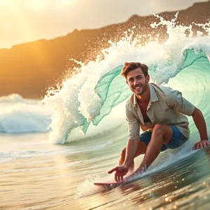 Surfeador en Madeira captura la belleza atemporal