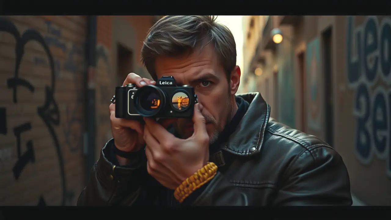Un hombre español contempla la ciudad en Barcelona