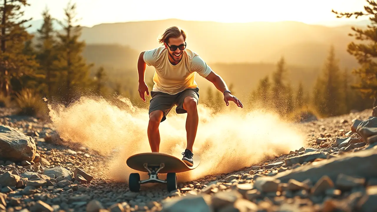 Fotógrafo captura la acción en montaña