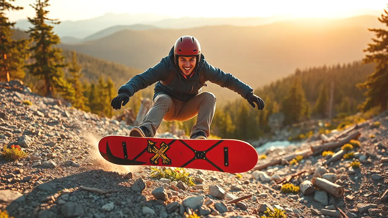 Un fotógrafo captura la aventura en la montaña