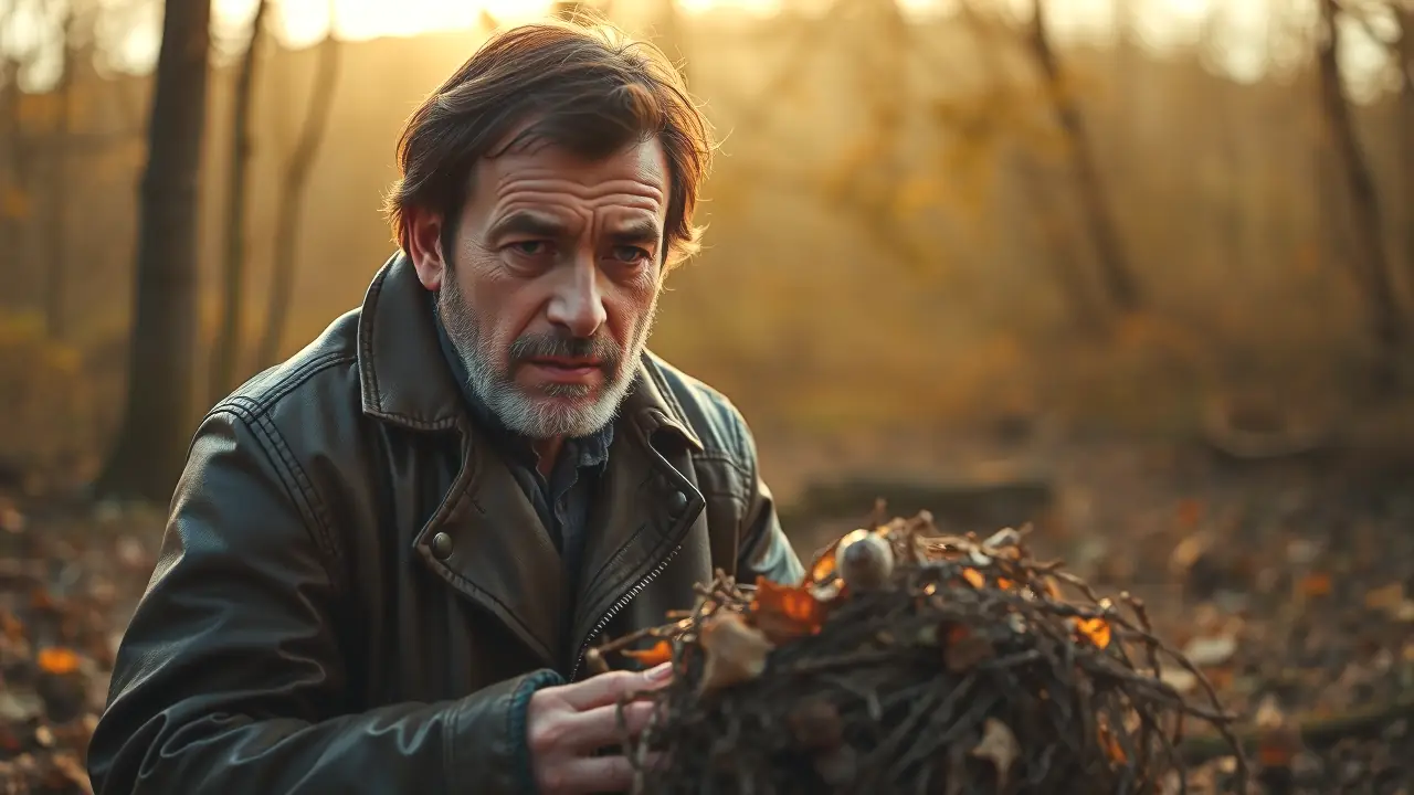 Un hombre melancólico en Galicia, otoño