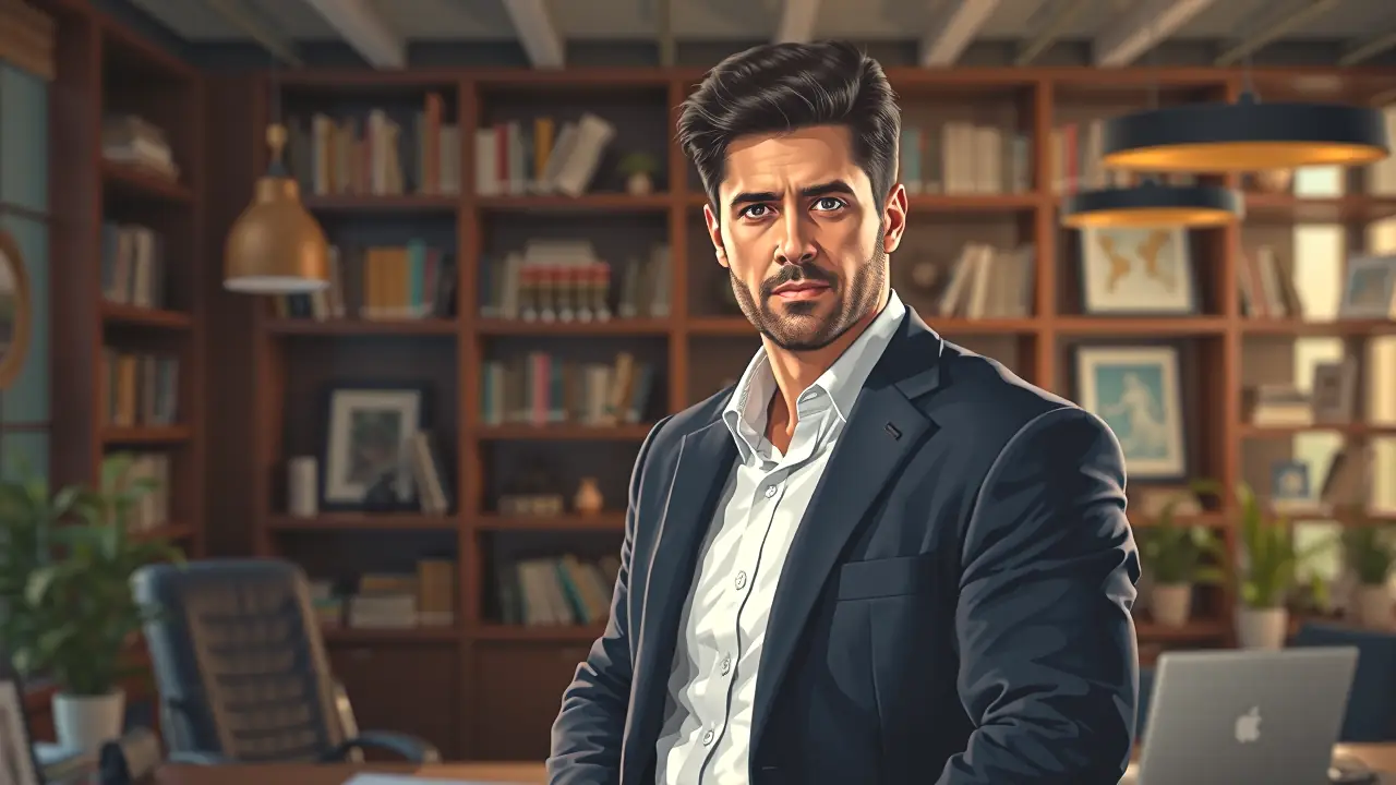 Nuevo Reglamento Armas 2024: Cambios en Normativa Transporte 3 Un hombre serio en oficina moderna