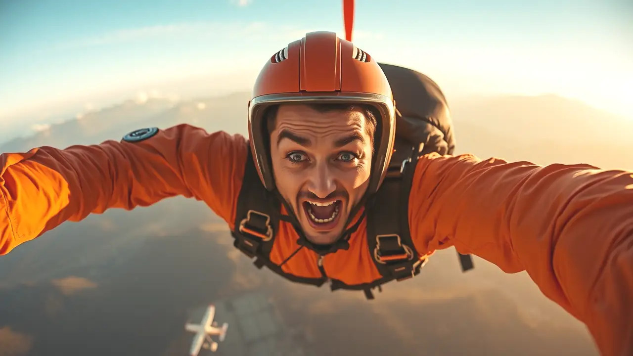 Un saltador en español captura libertad aérea