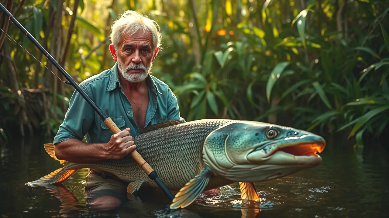 Un pescador español captura el payara en la selva
