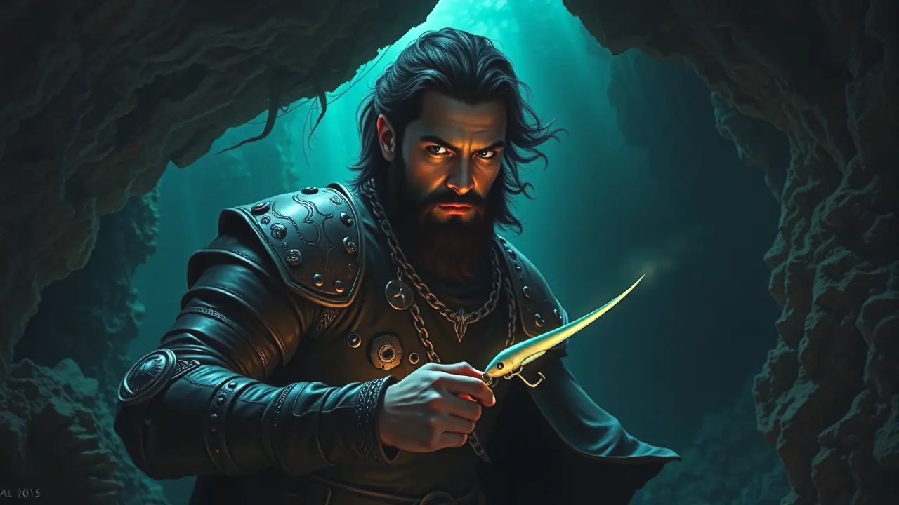 Un guerrero español en sombras explora peligroso mar