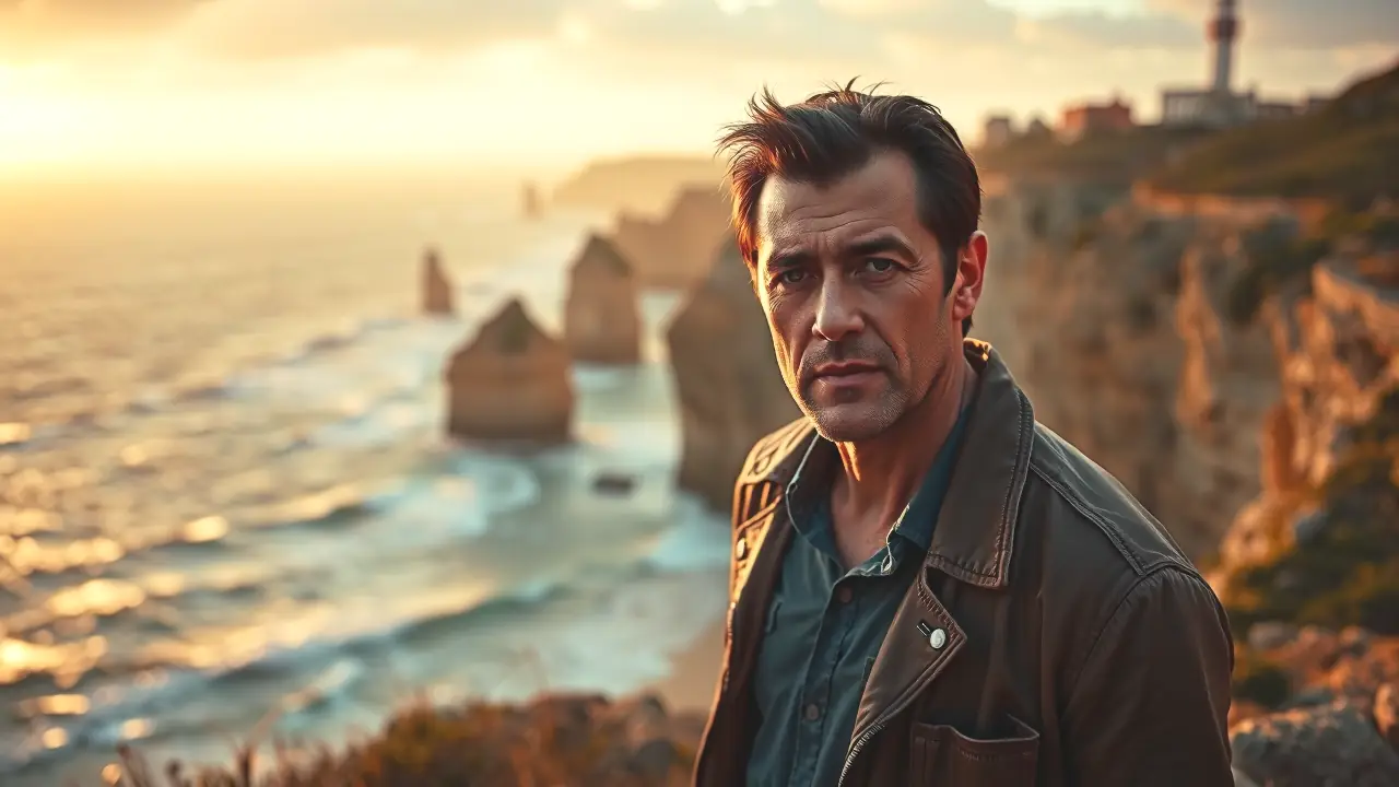 Pedro Cavadas Cobos evoca melancolía costera en retrato realista