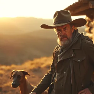 Un cazador solitario en la montaña