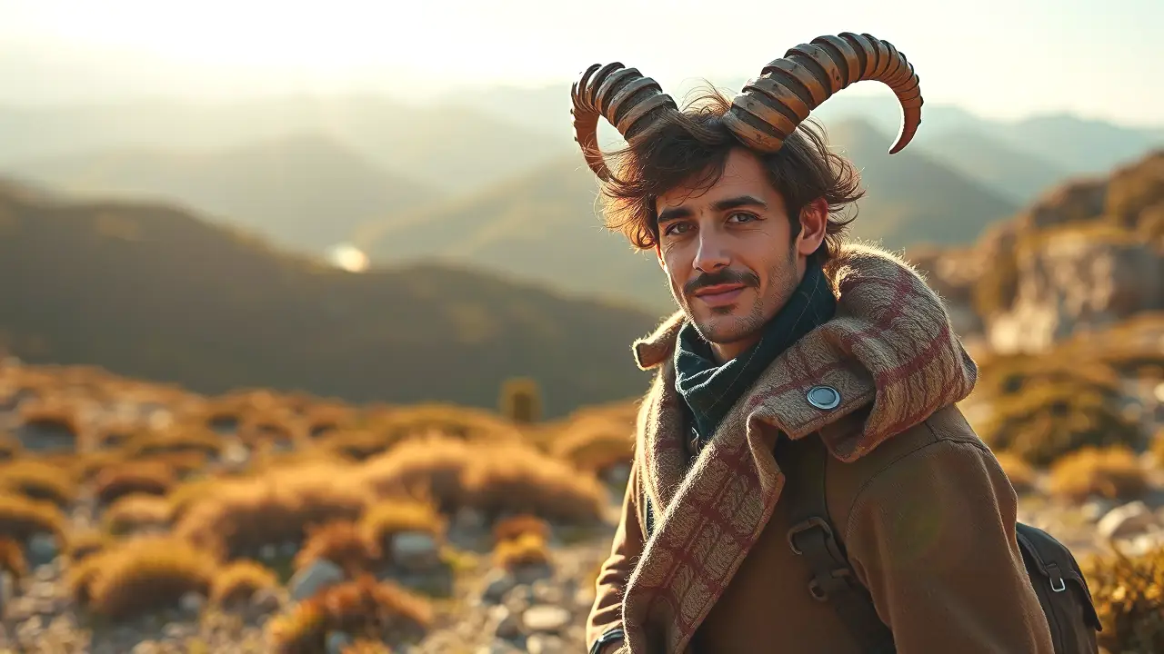 Rebeco Pirenaico: Fauna Emblemática de las Montañas Españolas 2 Un ibex pirenético se muestra en paisaje alpino