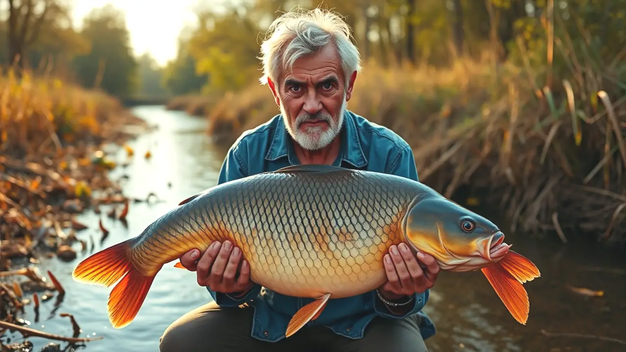 Un pescador español captura un gran pez