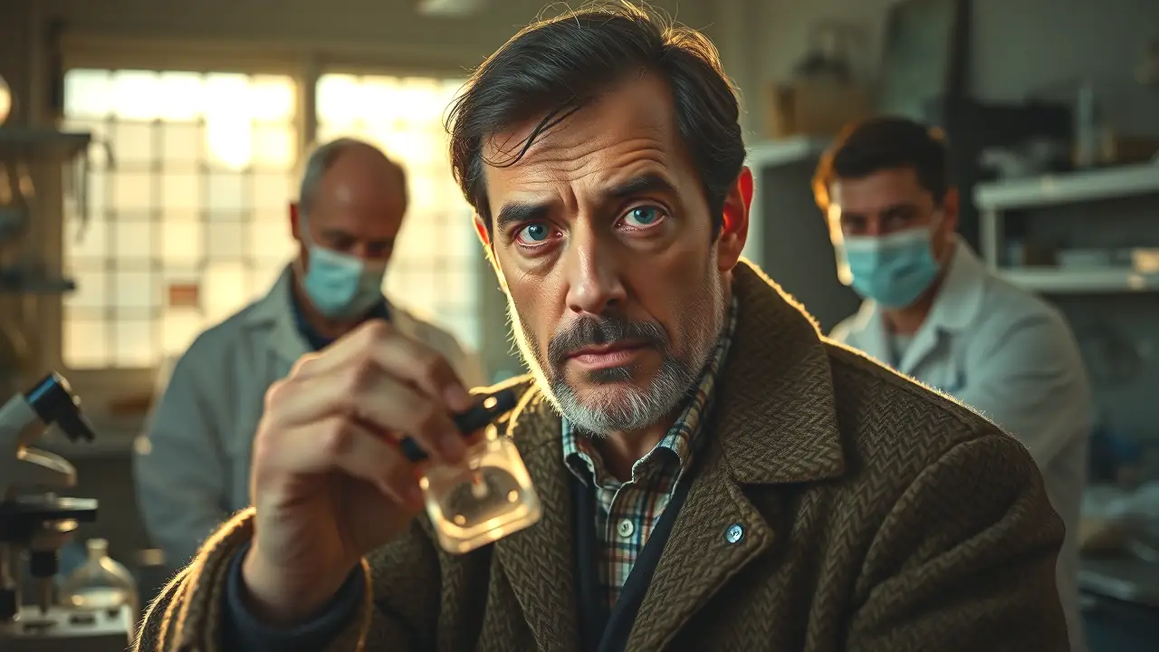 Un científico contempla la manipulación genética