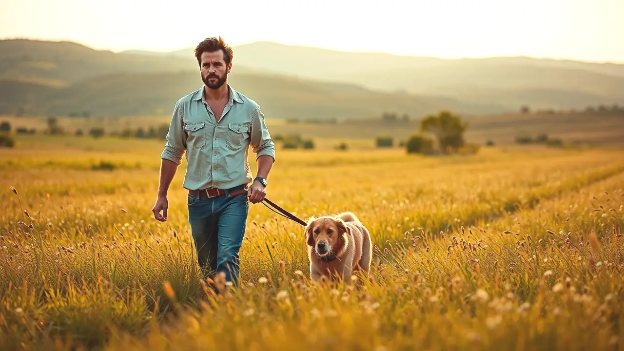 SEPRONA: ¿Puedo llevar a mi perro suelto por el campo? 3 Un hombre y su perro en la España rural