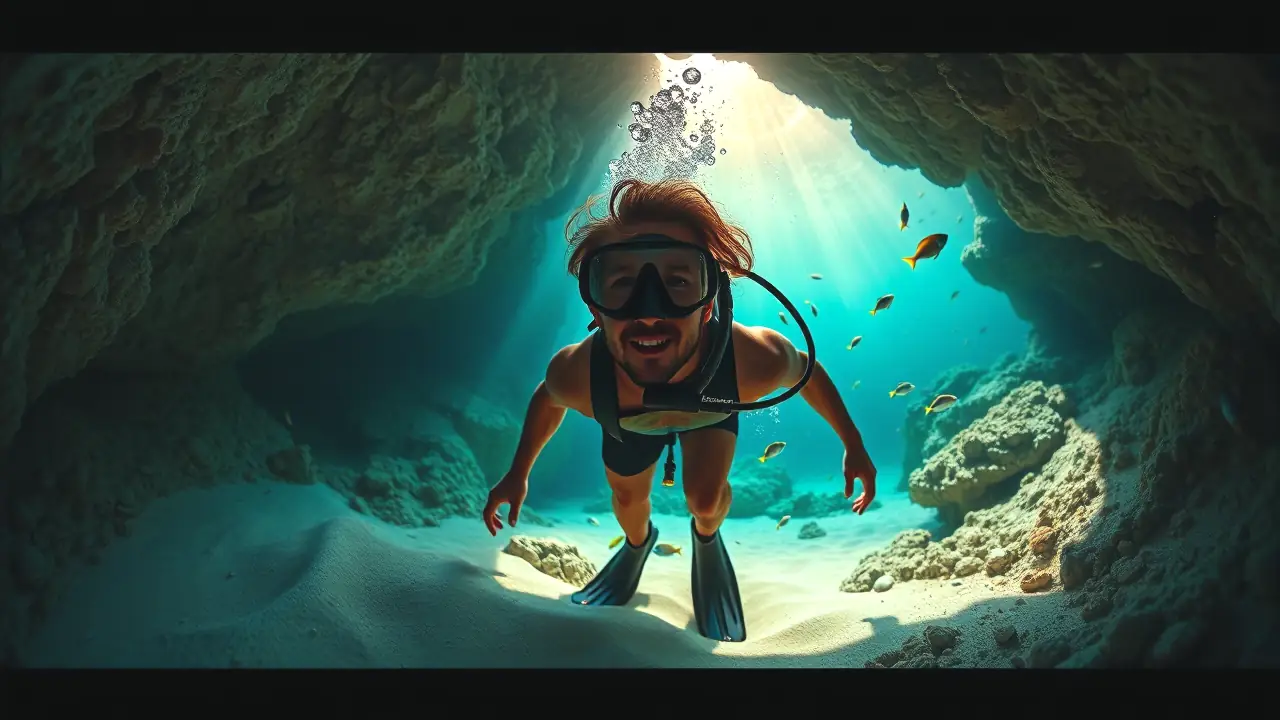 Un fotógrafo captura la belleza marina serena