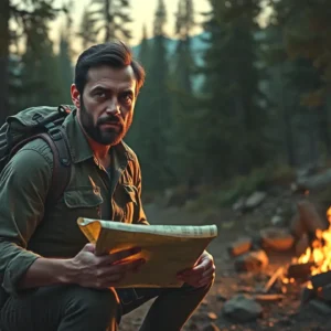 Un hombre español se enfrenta a la supervivencia en el bosque