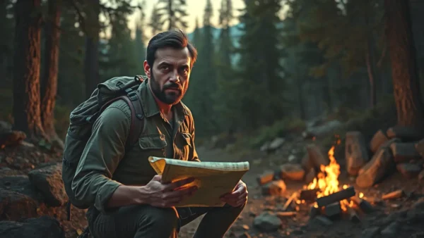 Un hombre español se enfrenta a la supervivencia en el bosque